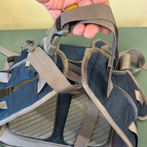 EMS Blue & Gray Nylon Skytop Waist/Shoulder Pack. - Picture 12 of 12